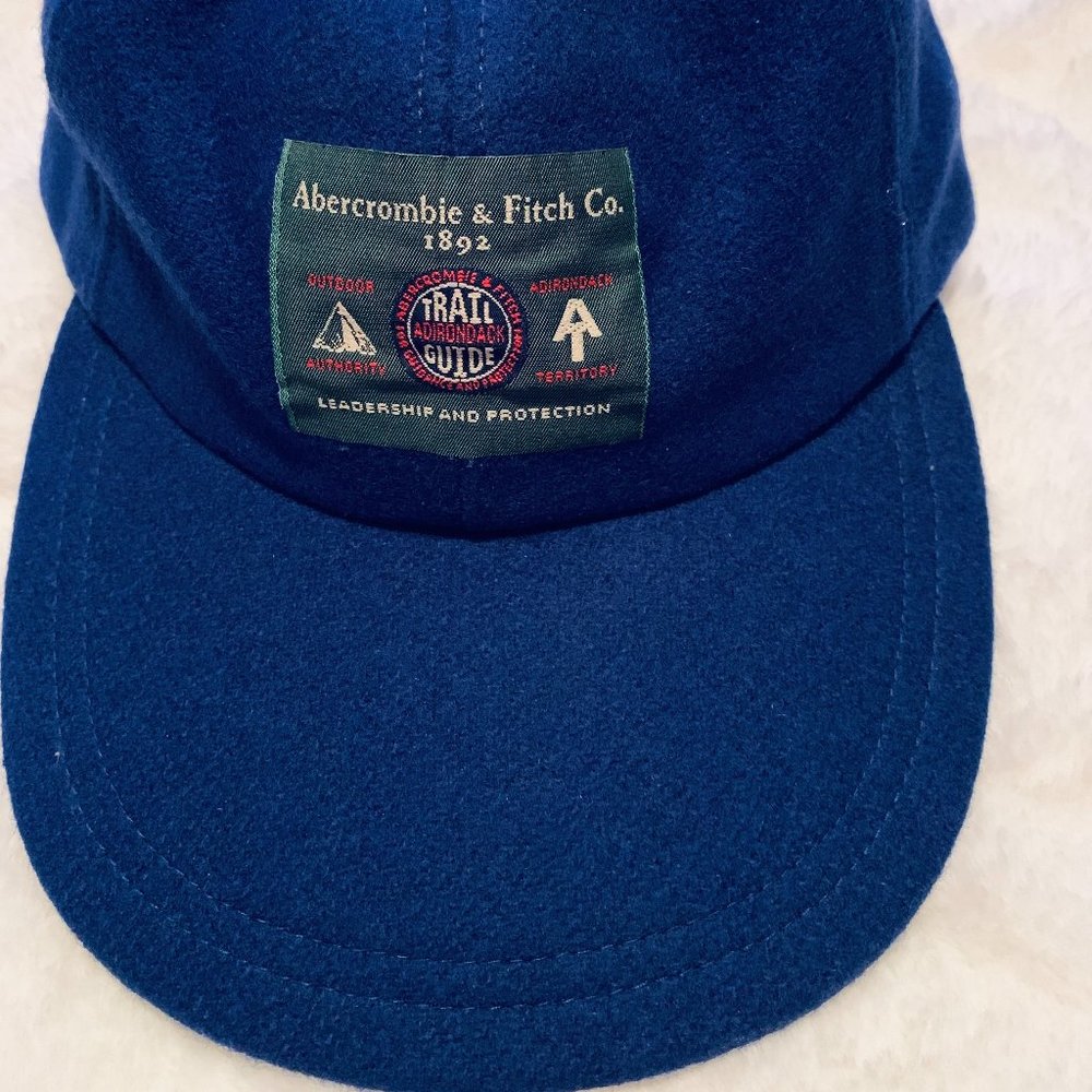 Vintage Abercrombie & Fitch 1892 Adirondack Trail Guide blue hats/ wool